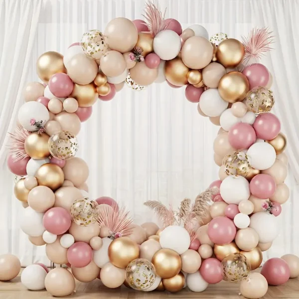 Pink and Beige Arch